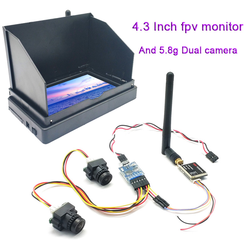 Rc Plane Hobby Zone - 5.8G 48CH 4.3 Inci Monitor FPV