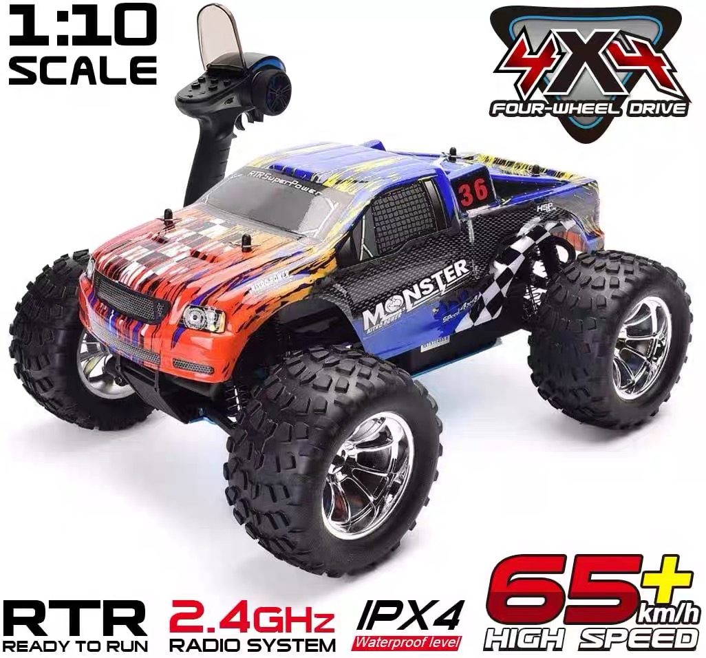 Rc Hobby Grade Truck - Truk RC HSP Skala 1:10 Mobil