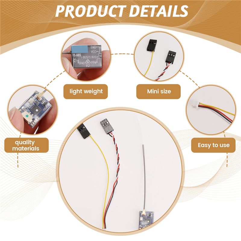 AS96 – Untuk FS-A8S 2.4G 8CH M - Receiver Sbus 8Ch ulasan dan harga