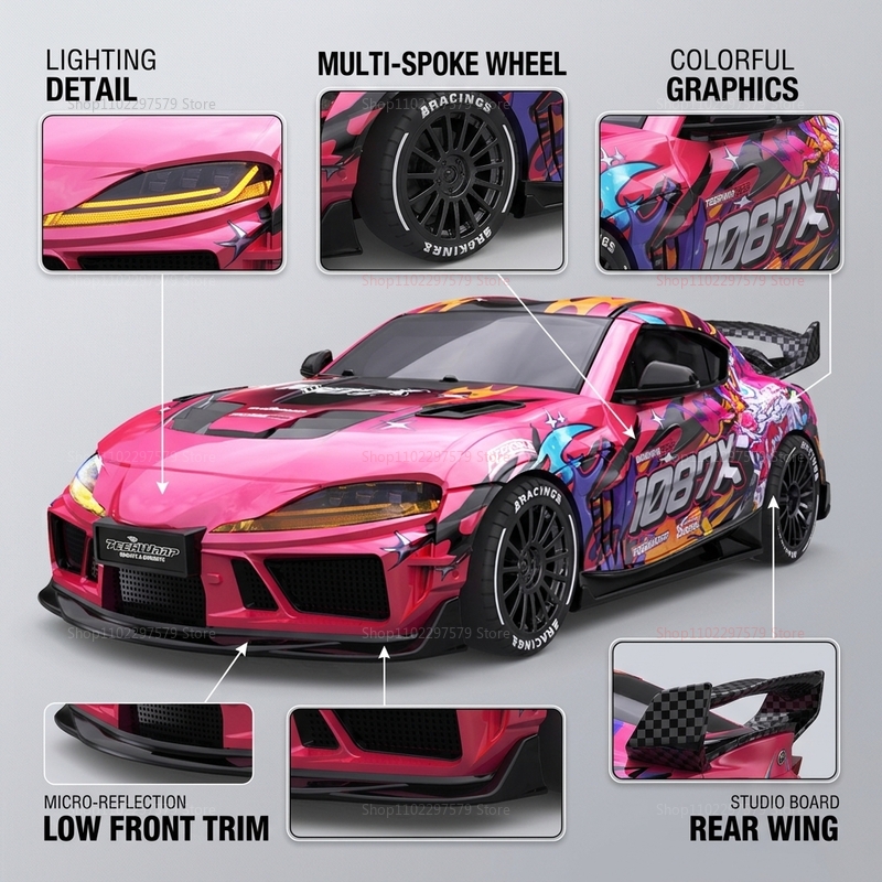 Mobil RC Drift Skala 1:43, Kec - Rc Hobby Toucan ulasan dan harga