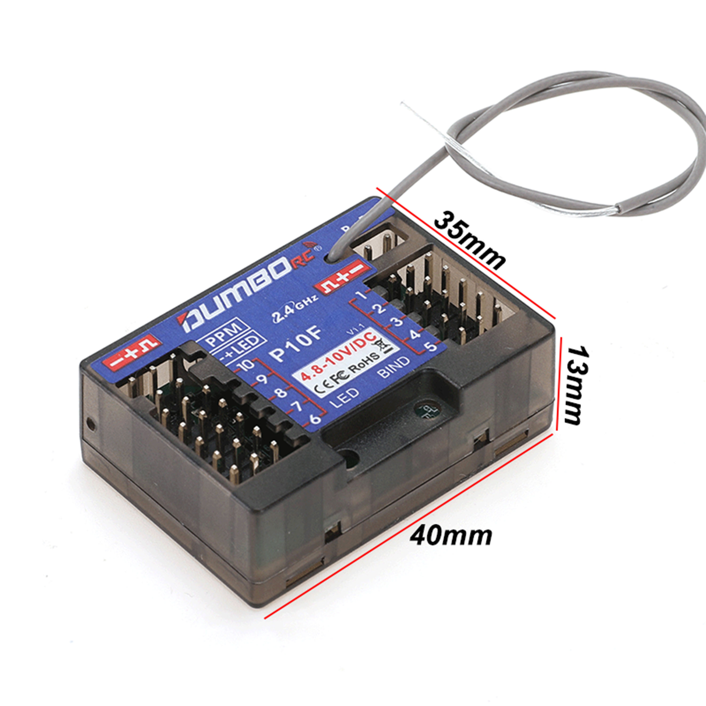 DUMBORC P10F P10FG 10CH 2.4GHz - Rc Hobby Shops ulasan dan harga
