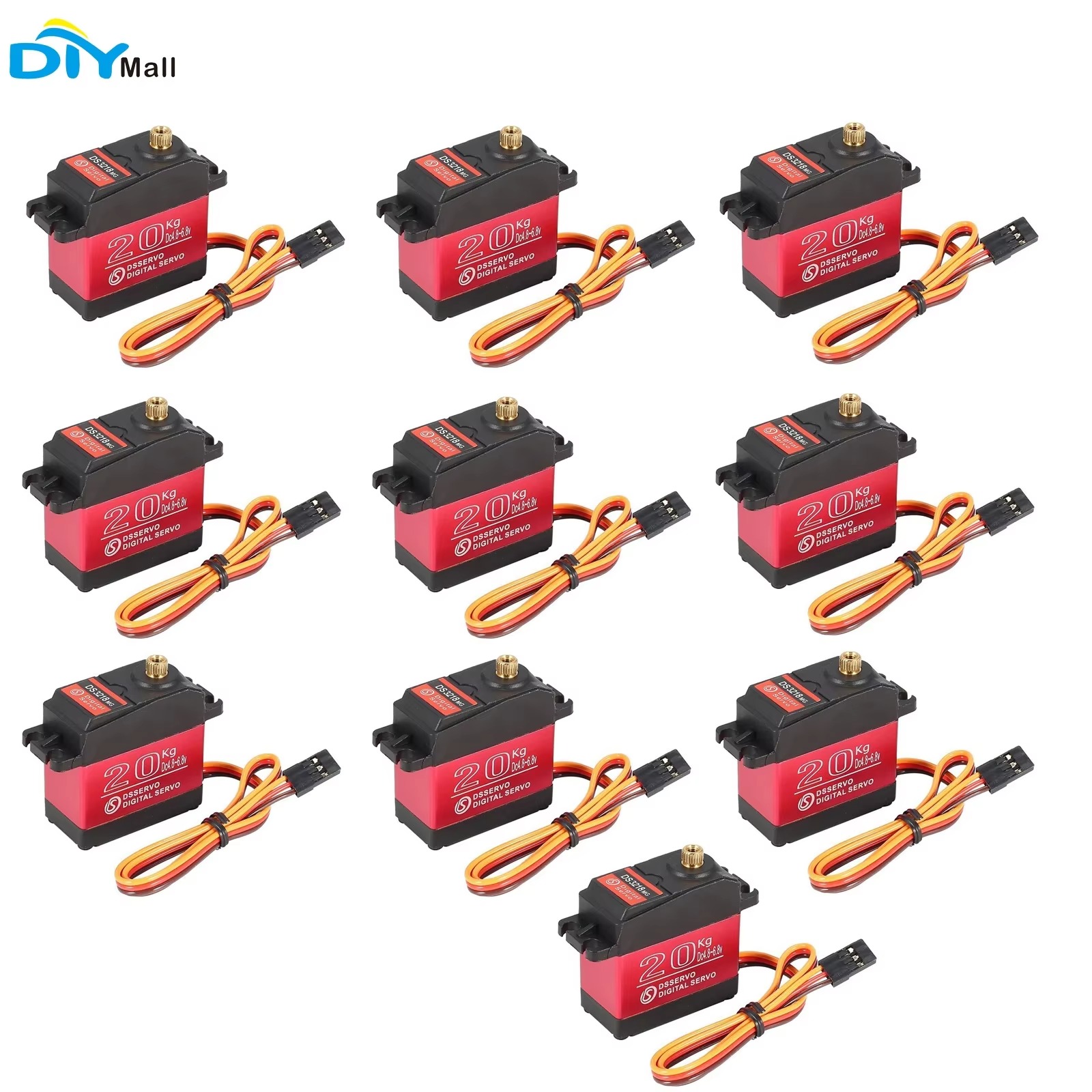 10 Buah DS3218 20KG Servo Digi - Rc Hobby Shops ulasan dan harga