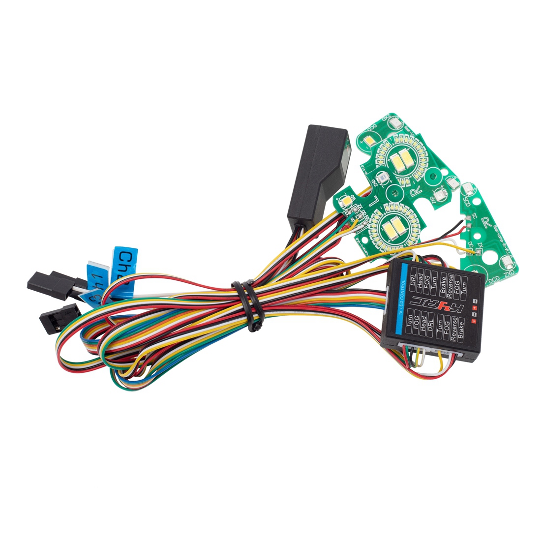 Sistem lampu LED depan & belak - Rc Hobby Toucan ulasan dan harga